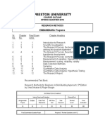 Preston University: Course Outline Spring Quarter 2016 Research Methods Emba/Mba/Msc Programs