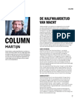 FNV Column Halwaardetijd Macht