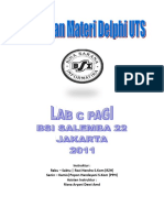 Kumpulan Materi Delphi Lab C Pagi PDF