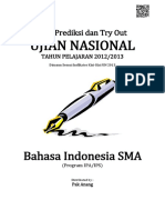 Soal Prediksi UN Bahasa Indonesia SMA 2013