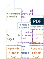 Frases Positivas para Desarrollo de La Autoestima.