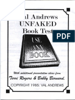 Val Andrews - Unfaked Book Test PDF