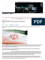 Cyber Warfare- Iran Opens a New Front - FT