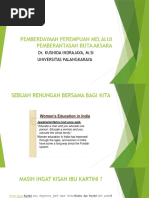 Pemberdayaan Perempuan Melalui Pemberantasan Buta Aksara