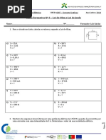 Ficha Formativa #3 - Lei de Ohm e Lei de Joule Scribd