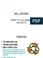 Miljökemi: Kapitel 14 I Nya Upplagan 2010-05-10