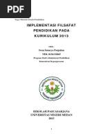 Download Implementasi Filsafat Pendidikan Pada Kurikulum 2013 by Iwan Sunarya Panjaitan SN310990199 doc pdf