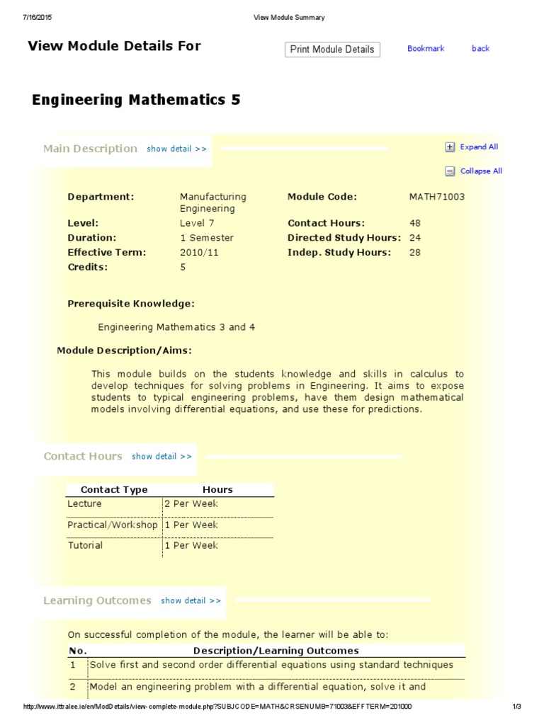 Engineering Mathematics 5 PDF | PDF | Laplace Transform | Equations