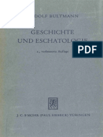 Geschichte Und Eschatologie - Rudolf Bultmann 