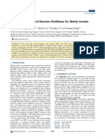 Catalysts, Kinetics, And Reactive Distillation for Methyl Acetate Synthesis