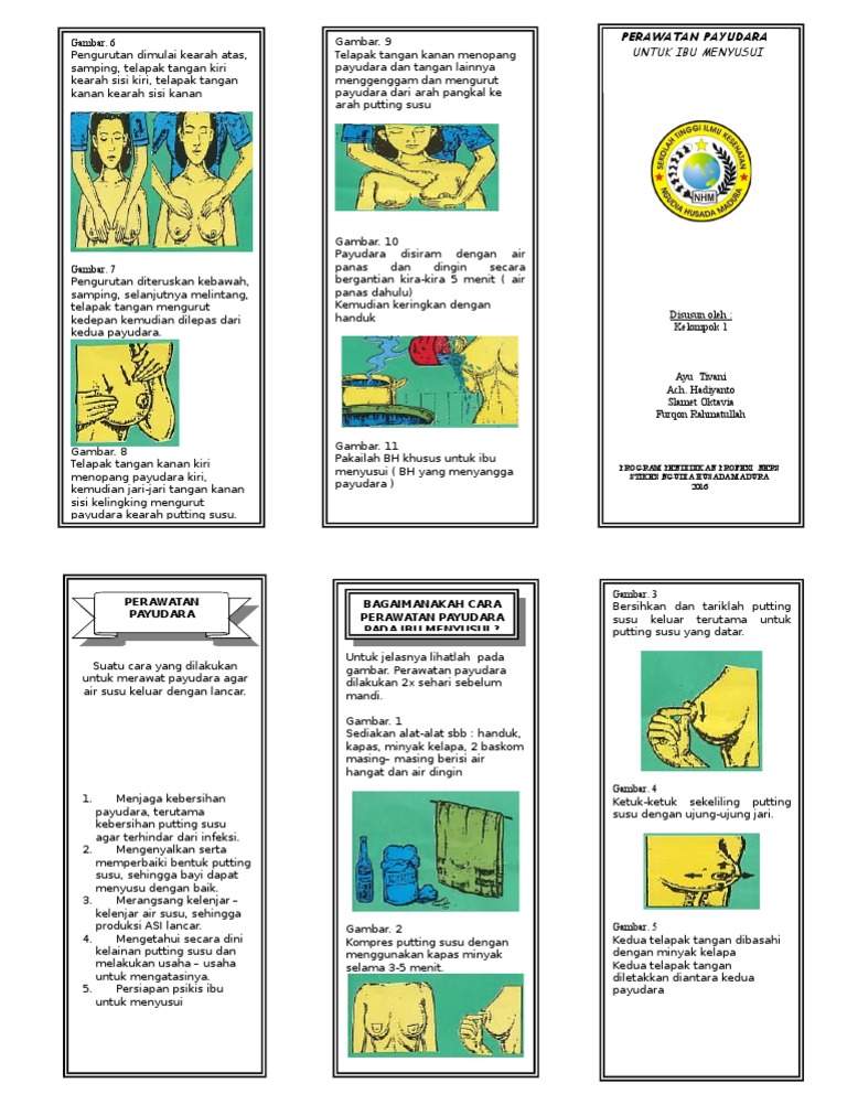 Leaflet Breast Care Ibu Menyusui