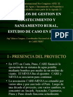 Modelos Gestion Agua y Saneamiento