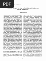 Residual Strength of Clay in Landslides