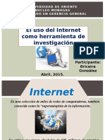 El Uso Del Internet Como Herramienta de Investigacion