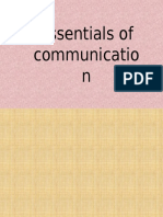Essentials of Communication