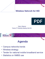 A National Wireless Network For HEI: Glenn Wearen Terena TF-Mobility Meeting Dec'08