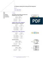 Internal Communications Cable Color Code