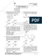 Xi - DPP # Mechanics (22.3.2016)