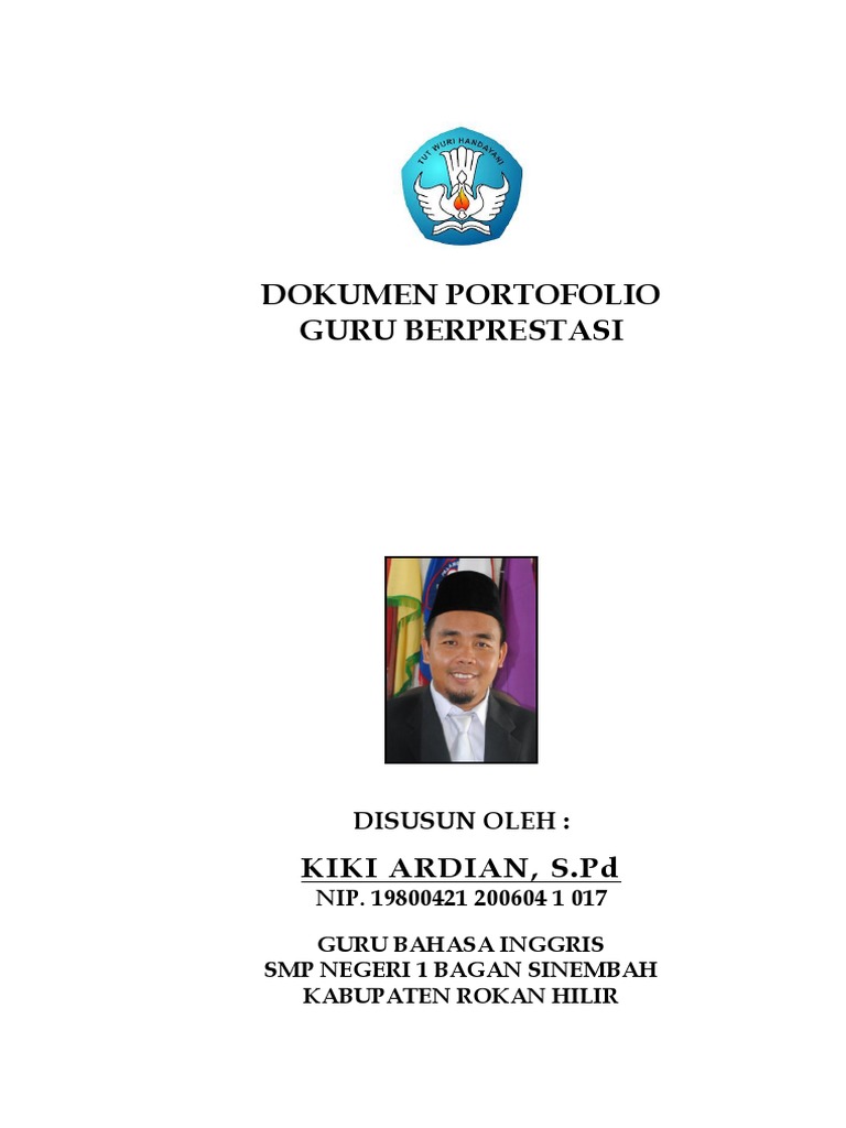Contoh Portofolio Guru Berprestasi Pdf