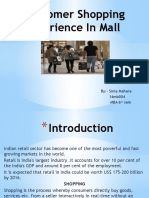 Customer Shopping Experience in Mall