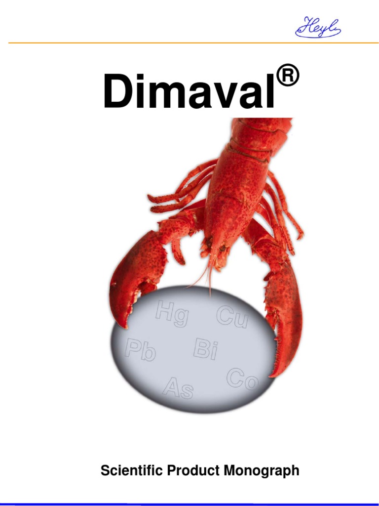 Dimaval®: Scientific Product Monograph | PDF | Chromium | Selenium