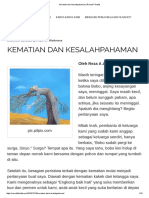 Kematian Dan Kesalahpahaman - Rumah Filsafat