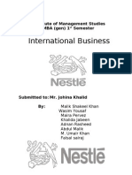 Nestle Final Project Report