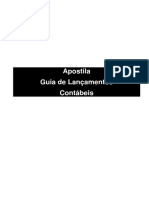 Contabilidade - Apostila Guia de Lançamentos Contábeis - Plano de Contas