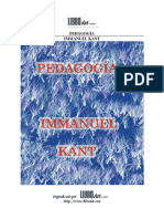 Pedagogía - Kant PDF
