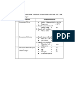 Tabel Pengamatan Percobaan 3