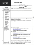 Formal Lesson Plan Template: Measurable, and Realistic