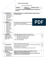 Formal Lesson Plan Template: Measurable, and Realistic