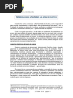 Contabilidade - Dicionário - Terminologias de Custos M6 AR