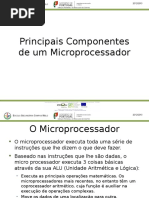 Principais Componentes Microprocessador
