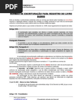 Contabilidade - Normas de Escrituração Livro Diário