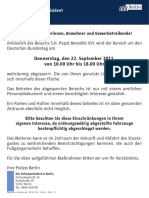 Verkehrsma Nahmen Papst Direktion 3 Dt Bundestag