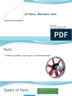 Maintenance of Fans, Blowers and Fluidizers