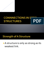Connections in steel structures