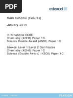 Mark Scheme (Results) January 2014