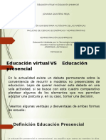 Educación Virtual Vs Educación Presencial