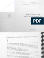 Villes Islmaiques Cités D'hier Et D'aujourd'hui