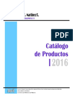 2016 - JGMR - Catalogo de Productos