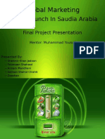 Global Marketing: Pakola Launch in Saudia Arabia