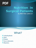 Nutrition in Surgical Patients