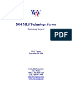 WAV Group 2004 MLS Tech Survey Report