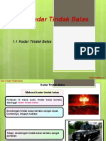 1.1 Kadar Tindak Balas