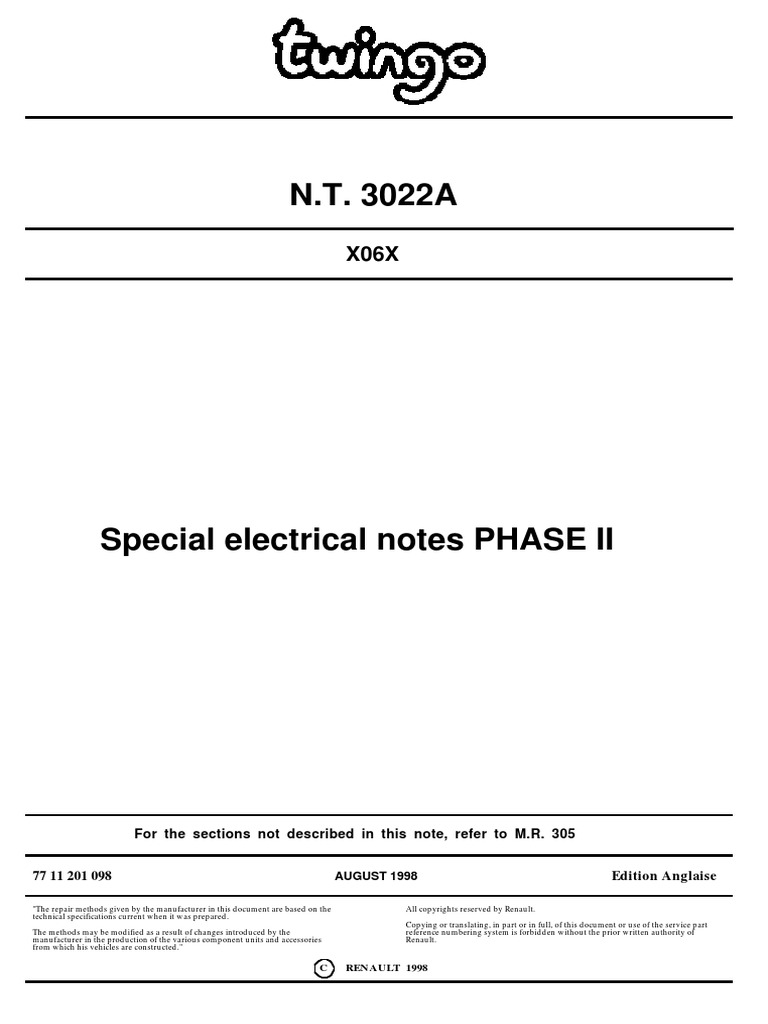 The Ultimate Guide To Your Twingo Electrical System: Diagrama Pdf! - 8ffd7md