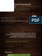 1514 Treatment of Functional Voice Disorders Historical Perspective and Clinical Approaches