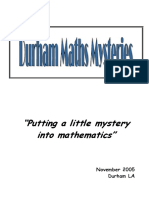 Durham Maths Mysteries:LOCUS