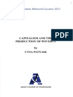 Utsa Patnaik - Capitalism and The Production of Poverty PDF